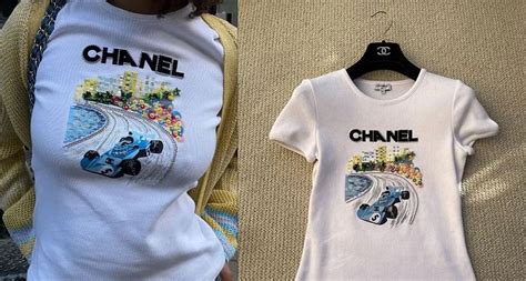 chanel f1 collection|chanel's formula 1 shirts.